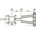 Кронштейн Kromax Techno-1 (белый)