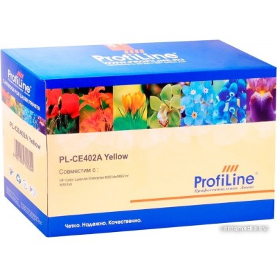 Картридж ProfiLine PL-CE402A-Y (аналог HP CE402A)