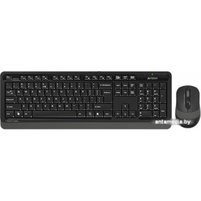 Клавиатура + мышь A4Tech Fstyler FG1010 (черный/серый)
