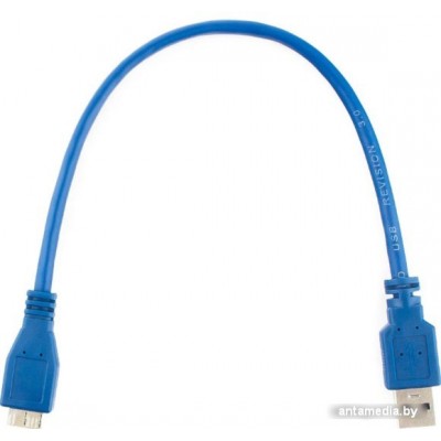 Кабель Cablexpert CCP-mUSB3-AMBM-1 USB Type A - microUSB Type B (0.3 м, синий) Кабель Cablexpert CCP-mUSB3-AMBM-1 USB Type A - microUSB Type B (0.3 м, синий)