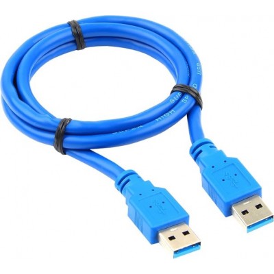 Кабель Cablexpert USB Type-A - USB Type-A CCP-USB3-AMAM-6 (1.8 м, синий) Кабель Cablexpert USB Type-A - USB Type-A CCP-USB3-AMAM-6 (1.8 м, синий)