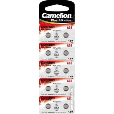 Батарейки Camelion LR41 10 шт. [AG3-BP10]