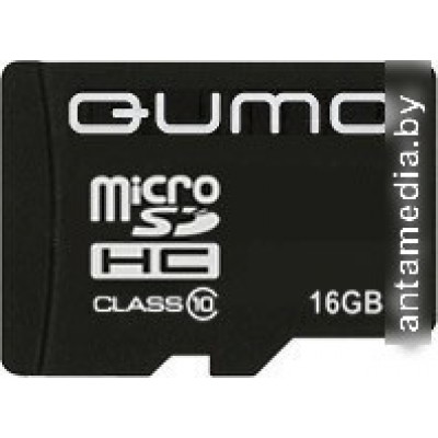 Карта памяти QUMO microSDHC (Class 10) 16GB (QM16GMICSDHC10)