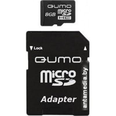 Карта памяти QUMO microSDHC (Class 10) 8GB (QM8GMICSDHC10)