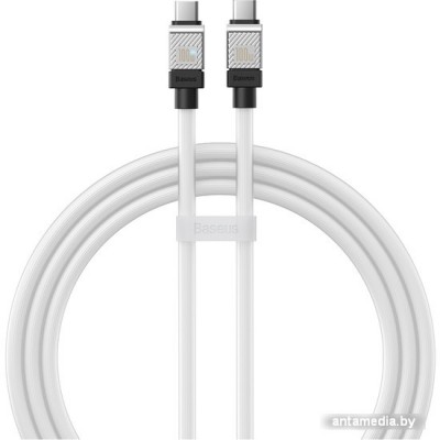 Кабель Baseus CoolPlay Series USB Type-C - USB Type-C (1 м, белый)