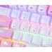 Клавиатура Redragon Fizz (розоый/белый)
