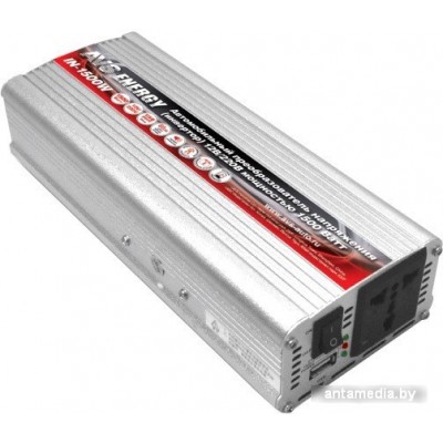 Автомобильный инвертор AVS 12/220V IN-1500W