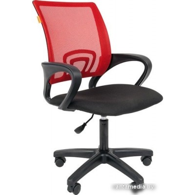 Кресло CHAIRMAN 696 LT (черный/красный)