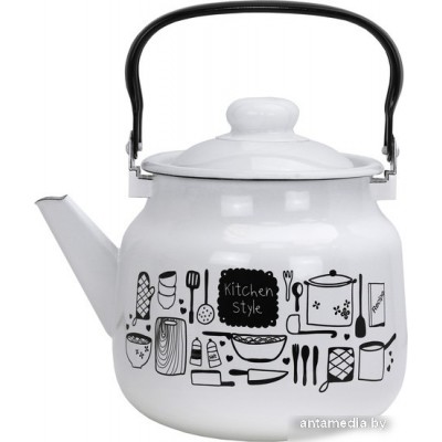 Чайник без свистка Эмаль 01-2711/4М (kitchen)