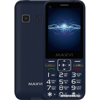 Мобильный телефон Maxvi P3 (синий)