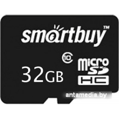 Карта памяти Smart Buy microSDHC (Class 10) 32GB (SB32GBSDCL10-00)