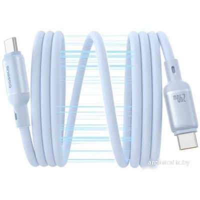 Кабель Baseus PicoGo USB Type-C - USB Type-C (1 м, голубой) Кабель Baseus PicoGo USB Type-C - USB Type-C (1 м, голубой)