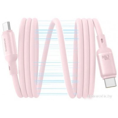 Кабель Baseus PicoGo USB Type-C - USB Type-C (1 м, розовый) Кабель Baseus PicoGo USB Type-C - USB Type-C (1 м, розовый)