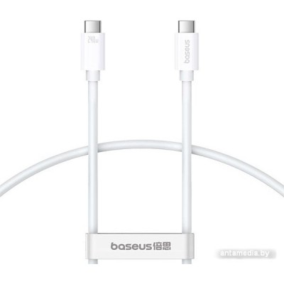 Кабель Baseus Superior Series 2 USB4 Full-Function Fast Charging Cable 240W USB Type-C - USB Type-C (1 м, белый)