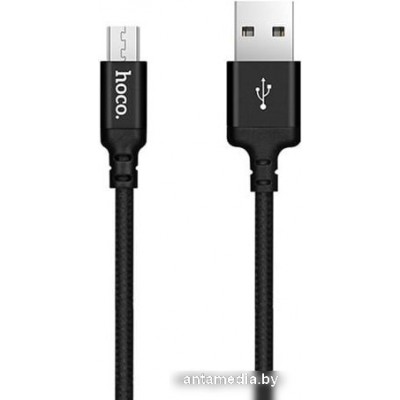 Кабель Hoco X14 micro USB (1 м, черный)