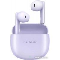 Наушники HONOR Earbuds X6 (сиреневый, международная версия)