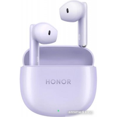 Наушники HONOR Earbuds X6 (сиреневый, международная версия)