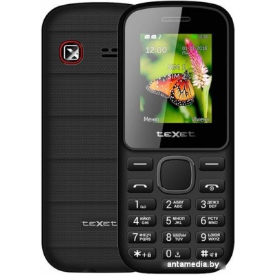 Мобильный телефон TeXet TM-130 (черный/красный)