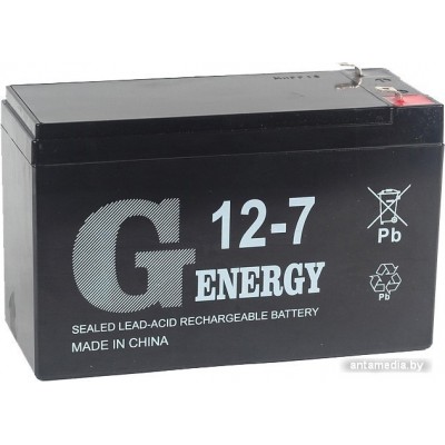 Аккумулятор для ИБП G-Energy 12-7 F1 (12В/7 А·ч)