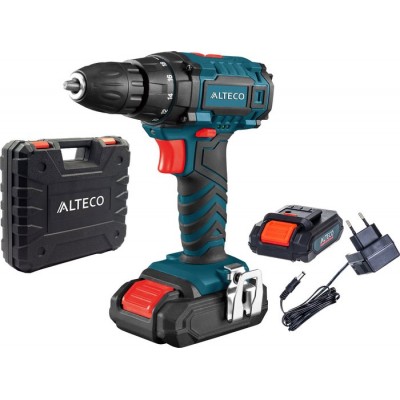 Дрель-шуруповерт Alteco CD 2110 Li X2 30209 (с 2-мя АКБ, кейс)