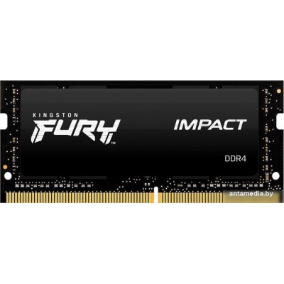 Оперативная память Kingston FURY Impact 16GB DDR4 SODIMM PC4-23400 KF429S17IB1/16