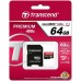 Карта памяти Transcend microSDXC UHS-I 400x Premium (Class 10) 64GB (TS64GUSDU1)