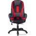Кресло Бюрократ VIKING-9/BL+RED (черный/красный)