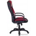 Кресло Бюрократ VIKING-9/BL+RED (черный/красный)