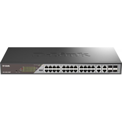 Управляемый коммутатор 2-го уровня D-Link DSS-200G-28MP/A1A