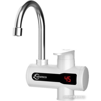 Проточный электрический водонагреватель-кран Saniteco WM-001-C2 (белый) Проточный электрический водонагреватель-кран Saniteco WM-001-C2 (белый)