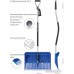 Лопата для уборки снега Prosperplast Alpinus Alutube Ergo IL3TBE-B333