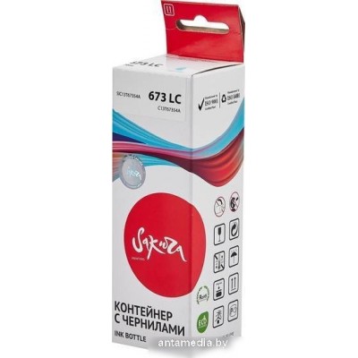 Чернила Sakura Printing SIC13T67354A (аналог Epson 673 LC)