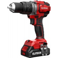 Ударная дрель-шуруповерт ELITECH ДА 20УБЛ2 E2201.047.01 (с 2-мя АКБ, кейс)