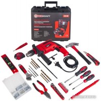 Безударная дрель ForceKraft FK-20103 (набор оснастки)