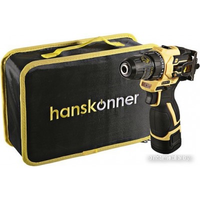 Дрель-шуруповерт Hanskonner HCD1645BLC (с 2-мя АКБ, сумка) Дрель-шуруповерт Hanskonner HCD1645BLC (с 2-мя АКБ, сумка)