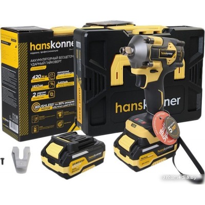 Гайковерт Hanskonner HCD20420BLC (с 1-им АКБ, кейс) Гайковерт Hanskonner HCD20420BLC (с 1-им АКБ, кейс)
