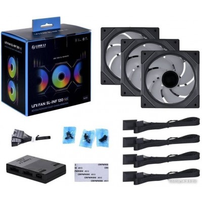 Набор вентиляторов с контроллером Lian Li Uni Fan SL Infinity 120 G99.12SLIN3B.R0