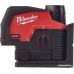 Лазерный нивелир Milwaukee M12 CLLP-301C 4933478100 (с 1-им АКБ)
