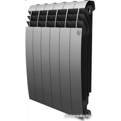 Биметаллический радиатор Royal Thermo BiLiner 500 Silver Satin (5 секций)