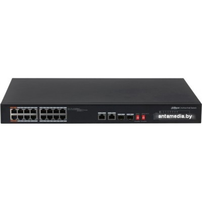 Неуправляемый коммутатор Dahua DH-PFS3218-16ET-135