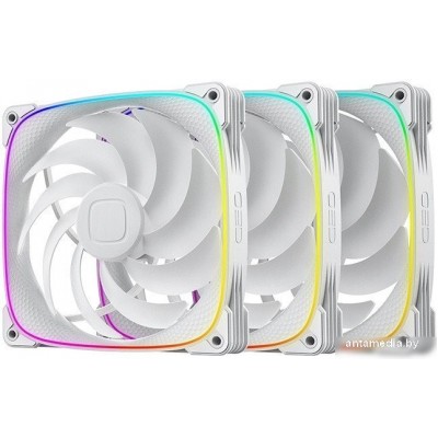 Комплект вентиляторов для корпуса Geometric Future Squama 2503-14 Triple Pack (белый) Комплект вентиляторов для корпуса Geometric Future Squama 2503-14 Triple Pack (белый)