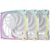 Комплект вентиляторов для корпуса Geometric Future Squama 2503-14 Triple Pack (белый)