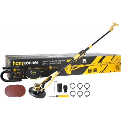 Шлифмашина для стен и потолков Hanskonner HDWS6080BL