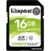 Карта памяти Kingston Canvas Select SDS/16GB SDHC 16GB