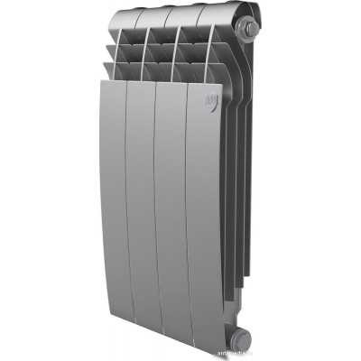 Биметаллический радиатор Royal Thermo Biliner B 500 Серебристый - 4 секций