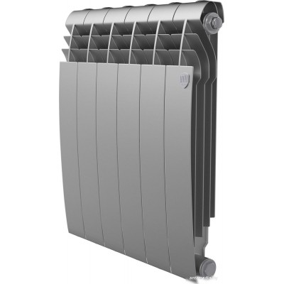 Биметаллический радиатор Royal Thermo Biliner B 500 Серебристый - 6 секций