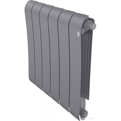 Биметаллический радиатор Royal Thermo Infinity 500 Silver Satin VR80 - 6 секций