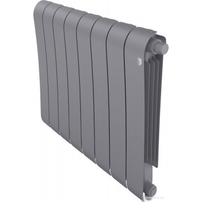 Биметаллический радиатор Royal Thermo Infinity 500 Silver Satin VR80 - 8 секций