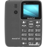 Кнопочный телефон Maxvi B110 (серый)