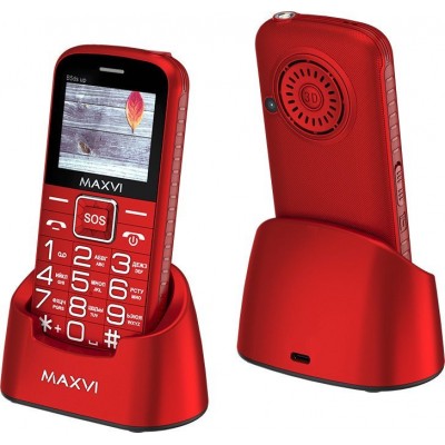 Телефон Maxvi B5ds up (красный)